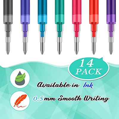 5 PCS Retractable Fountain Pens with 10 PCS Black Ink Cartridges, 0.38mm  Extra Fine Nib Calligraphy Pens Set for Beginners, Refillable Ink Smooth  Writing Pen for Note Taking Drawing Journal (Black) - Yahoo Shopping