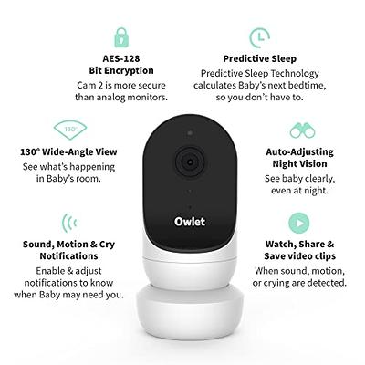 eufy Security Spaceview Video Baby Monitor E110 with Camera and Audio,  Security Camera, 720p HD Resolution, Night Vision, 5 Display, 110°  Wide-Angle