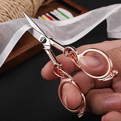 4.5 Classic Stork Scissors Crane Design Sewing Scissors, Silver Stainless  Steel Sharp Tip DIY Tools Shear for Crafting,Embroidery,Needle Work, Art  Work & Everyday Use 