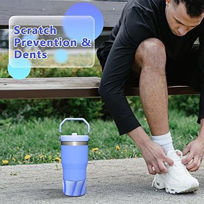 Jmoe USA Silicone Boot Sleeve + Hand Grip for Owala 40oz Water Bottle