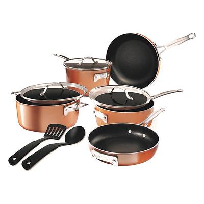 Food Network 10-pc. Nonstick Ceramic Cookware Set, Red, 10pc