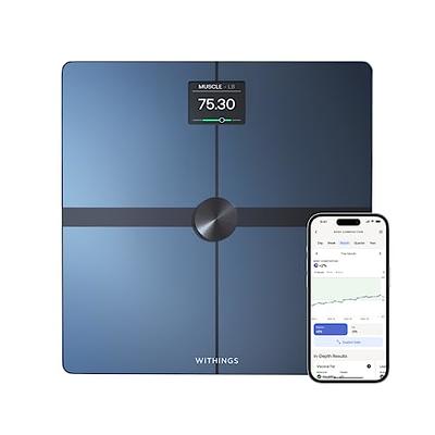  Elis 1 RENPHO Smart Body Fat Scale, Digital Bathroom Weight  Scale for Body Weight, Bluetooth Wireless Body Composition BMI Monitor with  Smartphone APP, 11x11 Inch,400lbs : Health & Household
