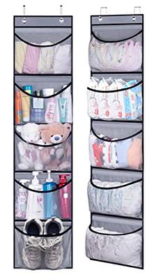 Hioya Over Door Organizer, 6 Shelf Camper Storage, RV Bathroom Storage,  Behind The Door Storage Organizer, Wall Mount Back of Door Hanging  Organizers for Toy Diaper Bedroom Closet (Black)