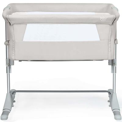 FUFU&GAGA Gray Multifunctional Foldable Baby Crib Co-sleeper