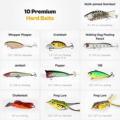 Unpainted Fishing Lures Kit - 280PCS Blank Hard Crankbait Lures Minnow  Lures Baits Set Blank Lure Bodies Treble Hooks Fishing Split Rings For  Making