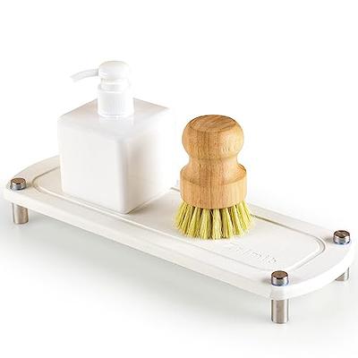 iDesign Power Lock Sink Cradle with Brush Holder