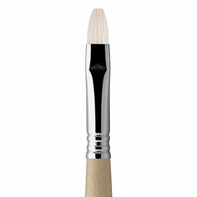 Creative Mark Natural White Goat Hair Mop Brushes - Paint Brushes for  Acrylic Painting, Oil, Watercolor and More