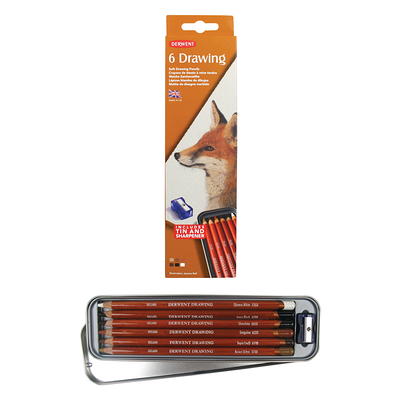 Derwent Drawing 6 Pencil Tin Set