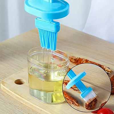 Silicone Oil Bottle Brush Integrated With Lid And Bottle Barbecue