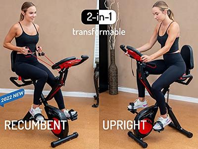 YYFITT 3 In 1 Folding Exercise Bike Stationary Bikes for Home