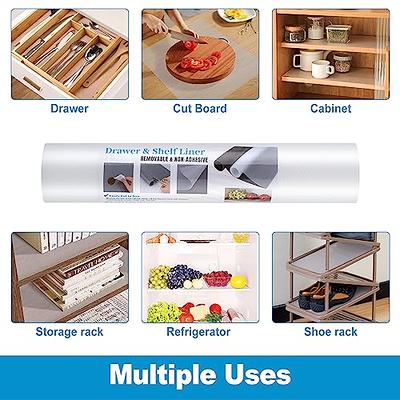 Shelf Liners for Kitchen Cabinets 11 Inch Wide X 20 Ft Non Adhesive Cabinet  Drawer Liners Non Slip Clear Waterproof Closet Wire Pantry Shelves Liner  Fridge Cupboard Mat for Kitchen Bathroom - Yahoo Shopping