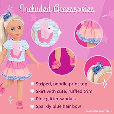 Glitter Girls – Poodle Cuddles Fashion Outfit with Hair Bow – 14-inch Doll  Clothes and Accessories for Kids Ages 3 and Up – Children's Toys, Brown/a  (GG50134Z) - Yahoo Shopping