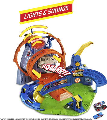 Hot Wheels Monster Trucks Arena Smashers 5-Alarm Fire Crash Challenge  Playset with 1 Toy Truck