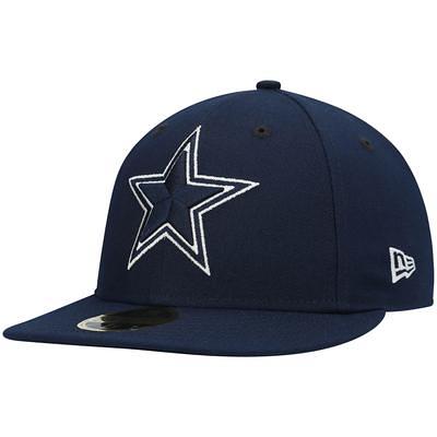 Men's New Era Navy/Gray Dallas Cowboys 2022 Sideline Cuffed Pom Knit Hat