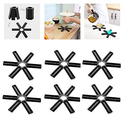 4pc Silicone Trivet Mat, Non-slip Silicone Table Mat Heat Resistant Mat For  Spoon Holder, Oven Mitts, Placemats, Pot Holders (4 Pack)
