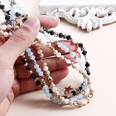 SYSUII Beaded Phone Lanyard, Kawaii Smiley Face Colorful Rainbow Wrist  Chain Strap for Women Girls Beads Pearl Bracelet Keychain Cute Anti-Lost  Phone
