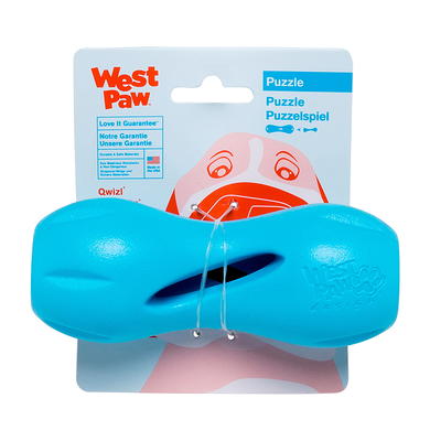 West Paw Zogoflex Toppl Large 4 Dog Toy Aqua 