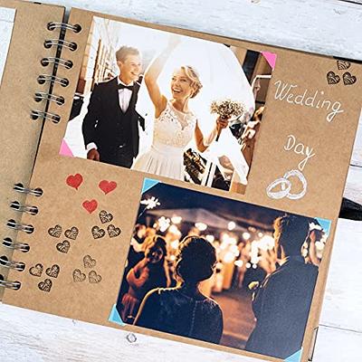 Scrapbook Photo Album (8 x 8 inch) - 60 Pages Photo Scrap Memory