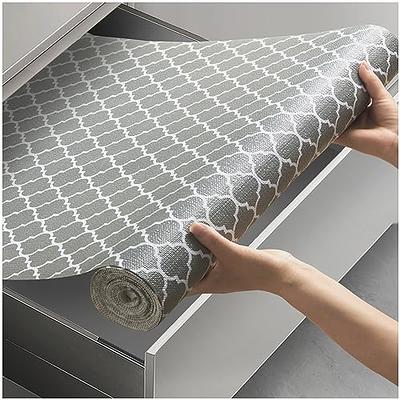 1roll Non Adhesive Shelf Liner For Kitchen Cabinet, Waterproof Drawer Liner  For Kitchen, Non-Slip Cabinet Liner For Kitchen Cabinet, Shelves, Desk