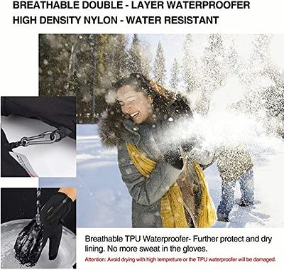 Balhvit -10℉ Waterproof Winter Gloves for Men & Women, Breathable