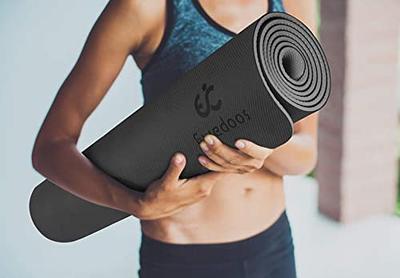 Ewedoos Non Slip Yoga Mat with Odorless TPE Material and Extra Grip | Thick  Eco-Friendly Fitness Mat for Yoga, Pilates and Floor Exercise