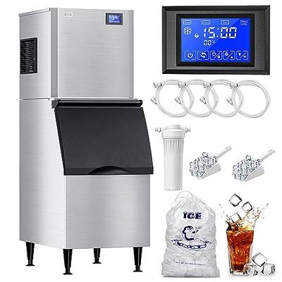 COTLIN Commercial Ice Maker Machine 450LBS/24H with 350LBS Large Storage  Bin, 23'' Air Cooled Stainless Steel Industrial Modular Ice Machine for  Restaurant Bar Business, SECOP Compressor - Yahoo Shopping