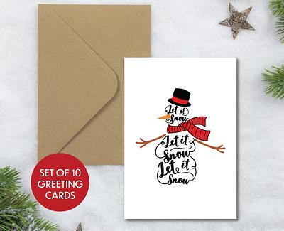 Christmas Address Stamp - Happy Holidays Return For Cards Custom