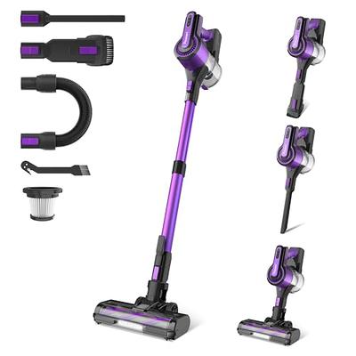 BuTure Cordless Vacuum Cleaner, 450W 33Kpa Stick Vacuum with Color Touch Display, Up to 55Mins, Rechargeable Cordless Vacuum for Hardwood Floor