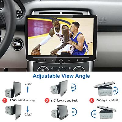 7 Inch Android Double Din Car Stereo Wireless CarPlay & Wireless Android  Auto,2+32G Touchscreen Car Radio Receiver with Dual Bluetooth,Live Rearview