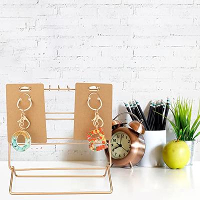 Femtindo 200pcs Bracelet Display Cards Sturdy Necklace Holder Cards Self Adhesive Jewelry Packaging Selling Card for Small Business of Keychain