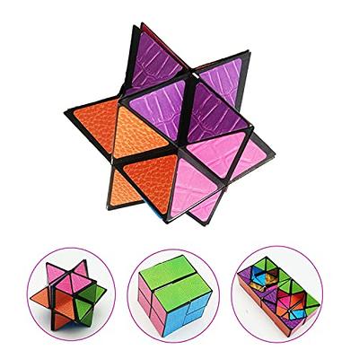 Speed Rubix Cube 3x3 Smooth Turning Magic Cube 3x3x3 Brain Teaser Puzzle  Cube Sticker (2.2 inches) (1Pack)