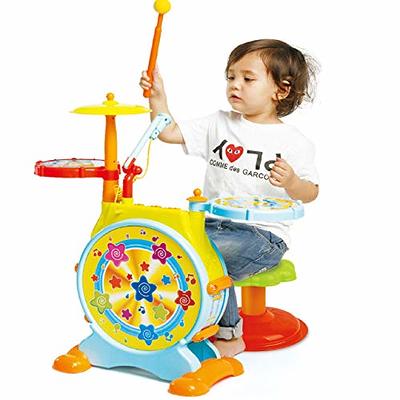 KIDS MUSICAL ELECTRONIC DRUM KIT STICK TOUCH PLAY MAT MUSIC SOUND PLAY TOY  MP3