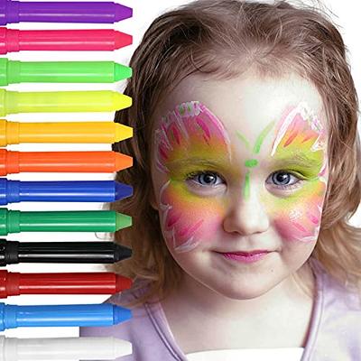 Face Paint Sticks For Kids,12 Pcs Face Paint Kit Twistable Face Painting  Art Crayons Fluorescent Color Non-toxic and Washable for Birthday Halloween  Cosplay St. Patricks Day Holiday - Yahoo Shopping