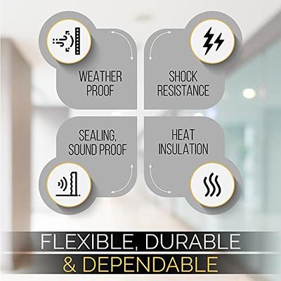 Heat Resistant Double Sided Adhesive Foam Strips PE Door Weatherstirp  Sealing