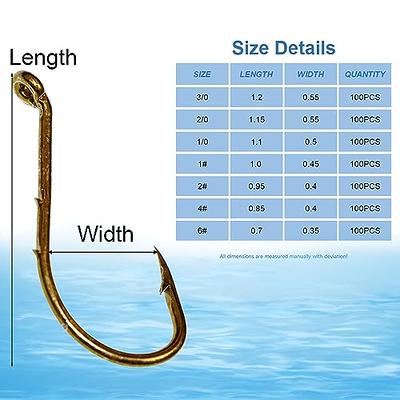 100Pcs Claw Fish Hooks High Carbon Steel Catfish Jig Hook with Barbs -  Yahoo Shopping