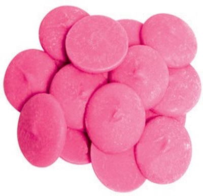 Chocomaker Bright Pink Vanilla Flavored Candy Wafers 12oz