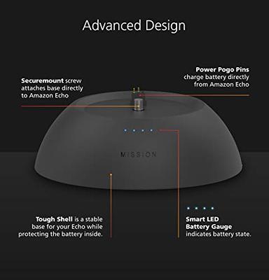  Mission Battery Base for HomePod Mini (Black) (Make