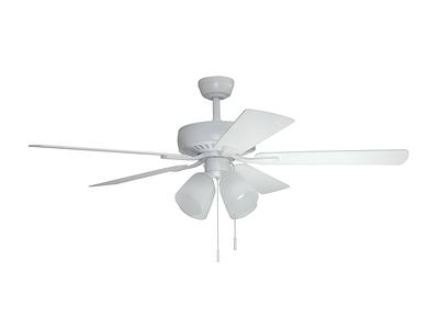 Harbor Breeze Centreville 42-in Brushed Nickel Indoor Flush Mount Ceiling  Fan with Light (5-Blade)