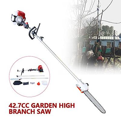 VEVOR 2-in-1 Cordless Pole Saw & Mini Chainsaw, 20V 2Ah Battery Pole  Chainsaw, 5 Cutting Capacity 8 ft Reach Pole Saw for Branch Cutting & Tree  Trimming (Battery and Blade Cover Included)