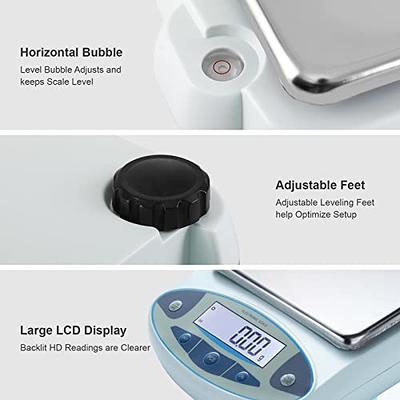 500G X 0.001G High-Precision Digital Balance Scale + Windshield for Jewelry  Laboratory Pharmacy