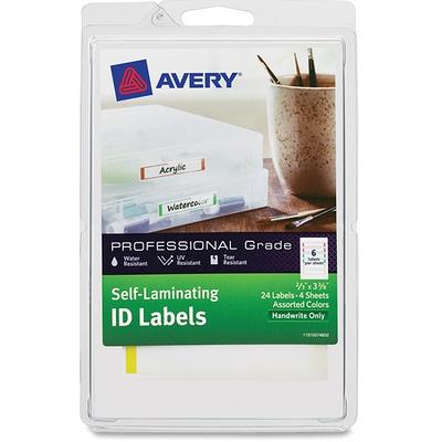 Avery Printable Tabs Self-Adhesive 1-1/4 Assorted Colors 96 Tabs (16281)