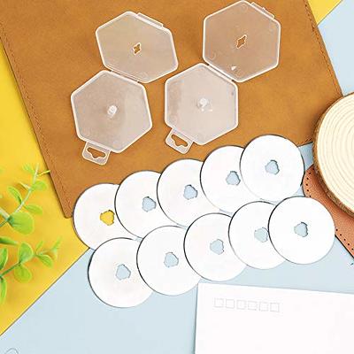 10Pcs 45mm Rotary Cutter Blades for Rotary Cutter, Rotary Cutter  Replacement Blades Includes Plastic Blade Storage Case, Rotary Cutter  Replacement for Quilting Fabric, Paper, Leather - Yahoo Shopping