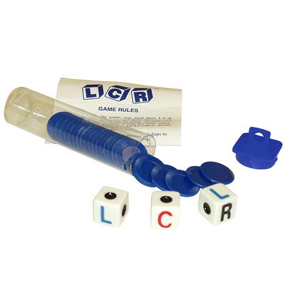 Koplow Games Left Center or Right Dice Game, Assorted Colors - 1 tube