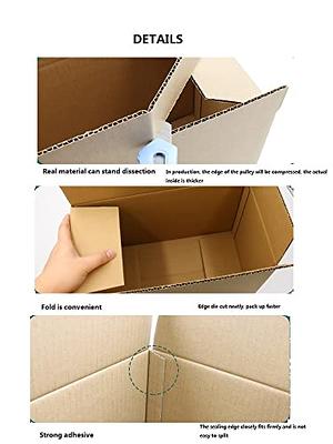  Small Cardboard Shipping Boxes Mailers 5x5x5 inches Corrugated  Packing Storage Cube Kraft Mailing Box, Pack of 25 : Office Products