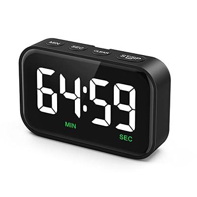 VOCOO Magnetic Kitchen Timer for Cooking with Count Up Countdown, Digital  Timer Battery Powered with Large Display, 2 Brightness and Volume Levels  for
