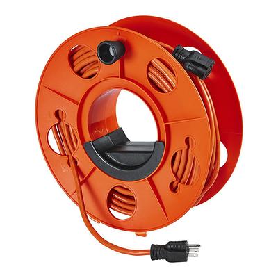 Link2Home Cord Reel 35 ft. Extension Cord 4 Power Outlets - 14 AWG