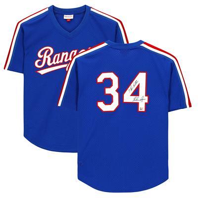 Men's Texas Rangers Nolan Ryan Mitchell & Ness Royal 1989 Authentic  Cooperstown Collection Mesh Batting Practice Jersey
