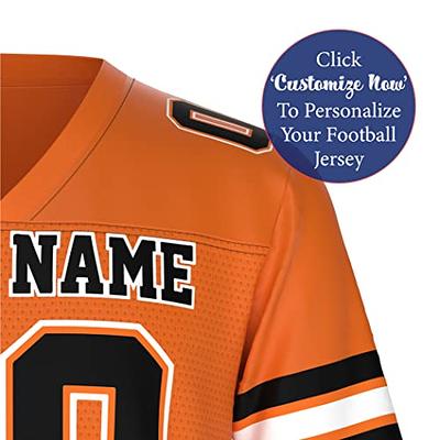 Orange White-Black Custom Basketball Jersey - Youth S