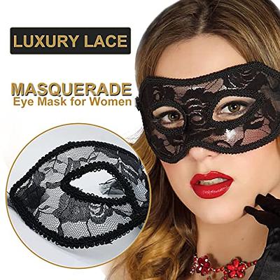 MYMENU Masquerade Mask for Women Shiny Glitter Party mask