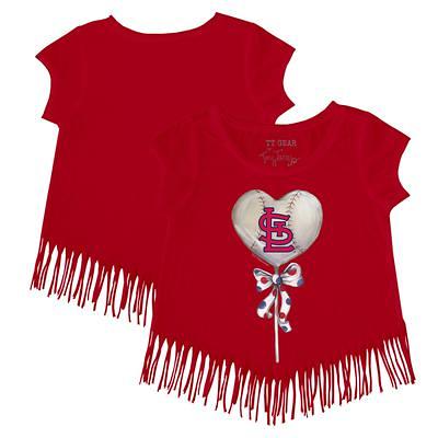 Toddler Tiny Turnip White St. Louis Cardinals Baseball Tiara Heart T-Shirt  - Yahoo Shopping